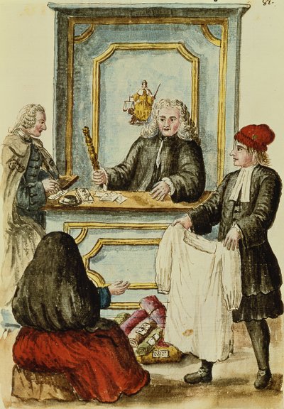 Müzayede (kağıt üzerinde wc) by Jan van Grevenbroeck