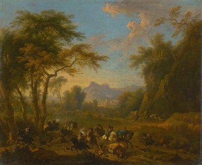 Baskın, yaklaşık 1717. by Jan van Huchtenburgh
