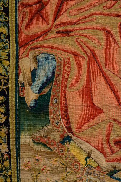 Flaman halısı. Patrimonio Nacional (Despedida de Cristo/Despedida de Cristo/Christ annesine veda ediyor). dizi: El Dosel de Carlos V/Charles V