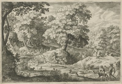Bir bataklıkta geyik avı by Jan van Londerseel