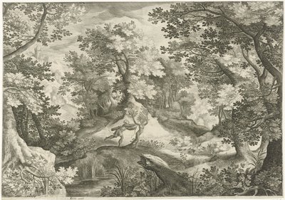 Apollo ve Daphne ile manzara by Jan van Londerseel