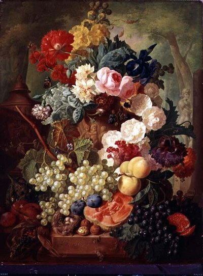 Güller, İris ve Gelincik by Jan van Os