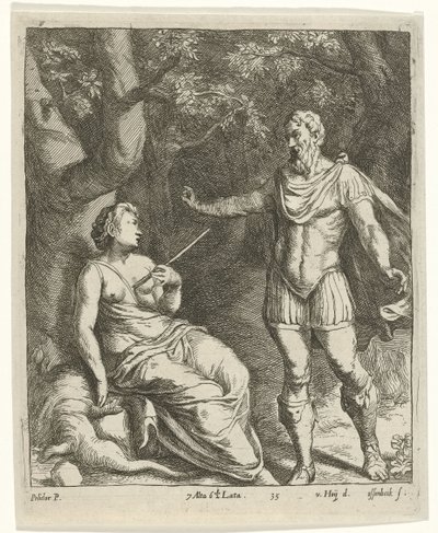 Cephalus en Procris by Jan van Ossenbeeck