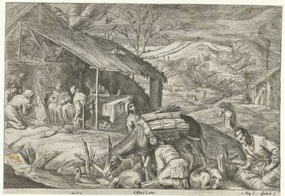 Kış mevsimi Dört Mevsim (dizi adı) by Jan van Ossenbeeck