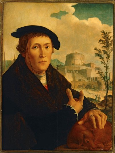 Hümanist bir ... by Jan van Scorel