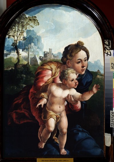 Bakire ve Çocuk, 1530 by Jan van Scorel