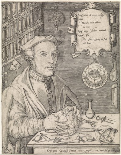 Portret van Gemma Frisius by Jan van Stalburch
