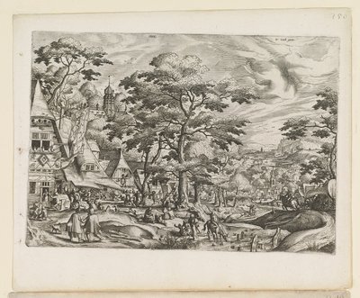 Köy Manzaralı Manzara by Jan van and Doetechum Lucas van and Bol Hans Doetechum the elder
