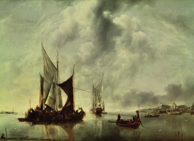 Sakin veya, Sahile Yakın Tekneler, 1651