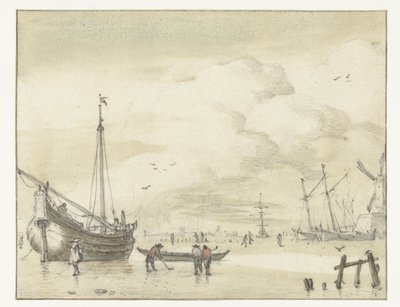 kış yüzü by Jan van de Cappelle