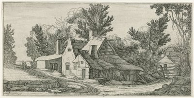 Çiftlikler ile manzara by Jan van de Velde (II) (manner of)