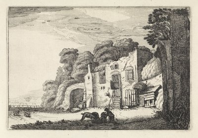 Domuzlarla Müsrif Oğul ile Manzara Manzaralar (dizi başlığı) Amenissimae aliquot requculae (dizi başlığı) by Jan van de Velde (II)