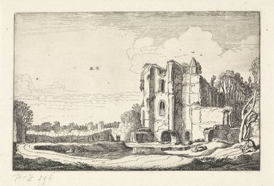 Brederode kasteel Kalesi Harabeleri Manzaralar (dizi başlığı) Amenissimae aliquot requculae (dizi başlığı) by Jan van de Velde (II)