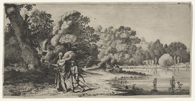 Tobias ve Melek Manzaralar, imzasız (dizi adı) by Jan van de Velde (II)