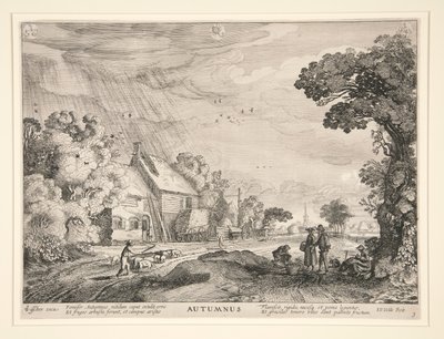 Dört mevsimlik bir diziden sonbahar by Jan van de Velde II
