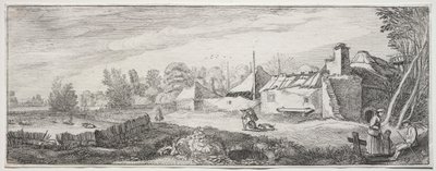 Bazı Hoş Manzaralar ve Eski Anıtların Kalıntıları: Harap Çiftlik by Jan van de Velde II