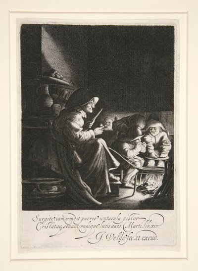 gözleme kadın by Jan van de Velde II