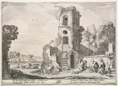 On İki Ay: Haziran by Jan van de Velde II
