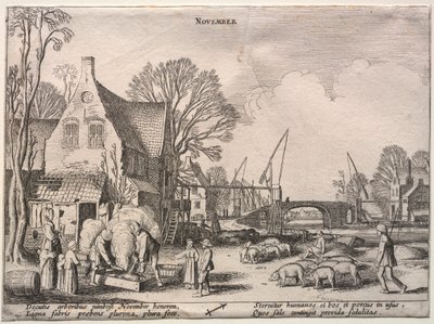 On İki Ay: Kasım by Jan van de Velde II