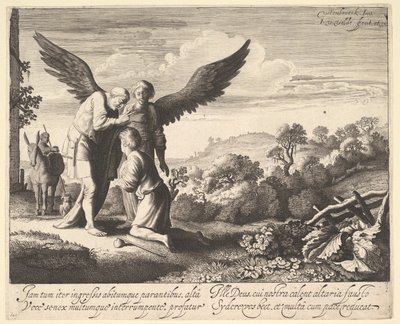 Tobias, Kör Tobit Tarafından Kutsanmıştır, 1620-41. by Jan van de Velde II