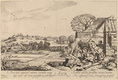 Hava by Jan van de Velde II after Willem Buytewech