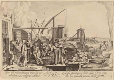 Ateş by Jan van de Velde II after Willem Buytewech