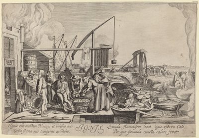 Ateş ateş) by Jan van de Velde II, after Willem Buytewech