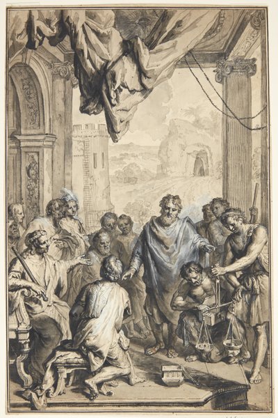 Antik sahne(?) by Jan van den Hoecke
