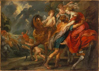 Dido ve Aeneas by Jan van den Hoecke