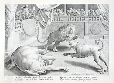 Büyük İskender, Jan Collaert (1566-1628) tarafından oyulmuş 