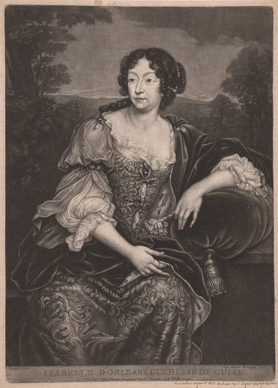 Isabelle D'Orleans Düşes de Guise by Jan van der Bruggen