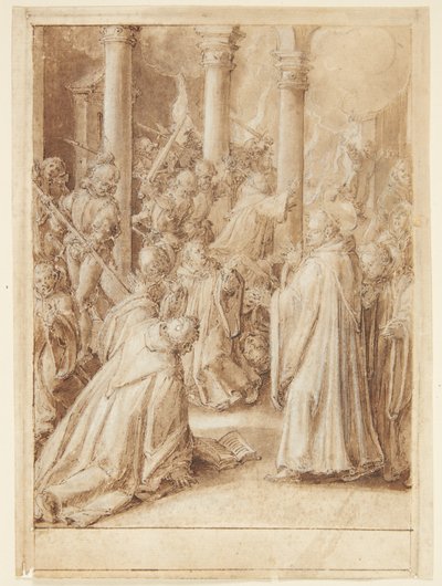 S. Giovanni Alberti Fiorentinos tarihi. Floransa piskoposunun gönderdiği askerler, Giovanni Alberti