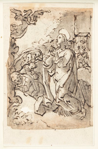 Bahçedeki Acı by Jan van der Straet, called Stradanus
