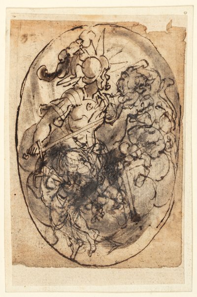 Bir Cameo için Tasarım by Jan van der Straet, called Stradanus