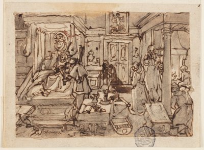 aşırı unction by Jan van der Straet, called Stradanus