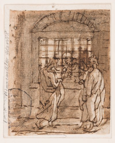 Aziz Peter hapiste by Jan van der Straet, called Stradanus