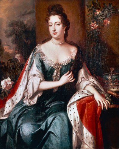 Queen Mary II, c.1692-94 (tuval üzerine yağlı boya) by Jan van der Vaardt