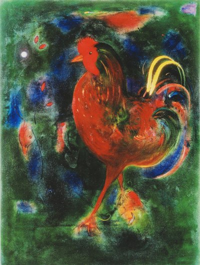 Horoz, 2005 (giclee baskı) by Jane Deakin
