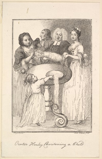 Hatip Henley Bir Çocuk Vaftizi, 1794. by Jane Ireland