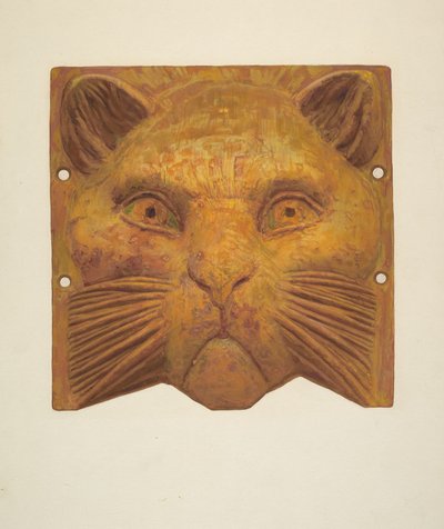 Dökme Demir Kedi Kafası by Jane Iverson