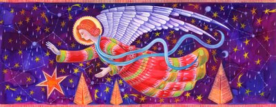 Angel, 1995, (mürekkep ve guaj) by Jane Tattersfield