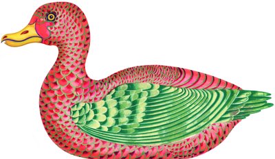 Ördek, 1996, (mürekkep ve guaj) by Jane Tattersfield