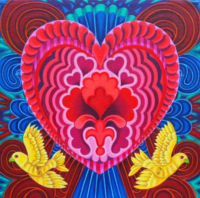 Kalp ve kuşlar, 2016, by Jane Tattersfield