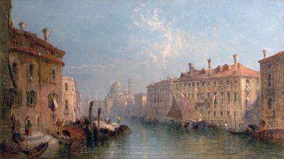 Büyük Kanal, Venedik, İtalya, 1875 dolayları by Jane Vivian