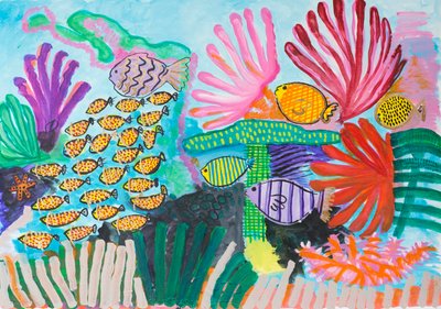 Mercan Resifi by Janet McKenzie