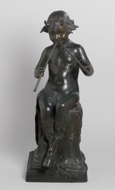 Oturan Faun by Janet Scudder