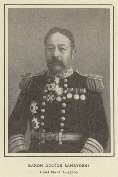 Baron Doktor Saneyoshi, Deniz Kuvvetleri Baş Cerrahı by Japanese Photographer