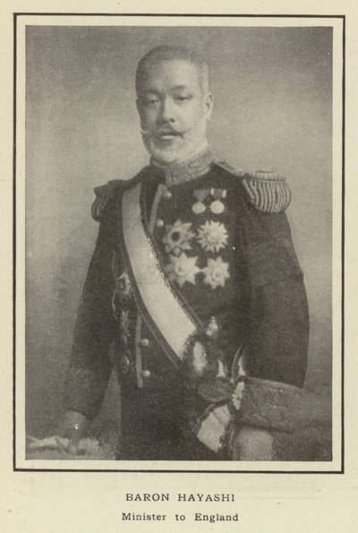 İngiltere Bakanı Baron Hayashi by Japanese Photographer