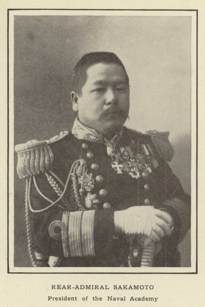 Deniz Harp Okulu Başkanı Tuğamiral Sakamoto by Japanese Photographer