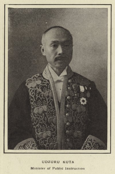 Udzuru Kuta, Kamu Eğitim Bakanı by Japanese Photographer